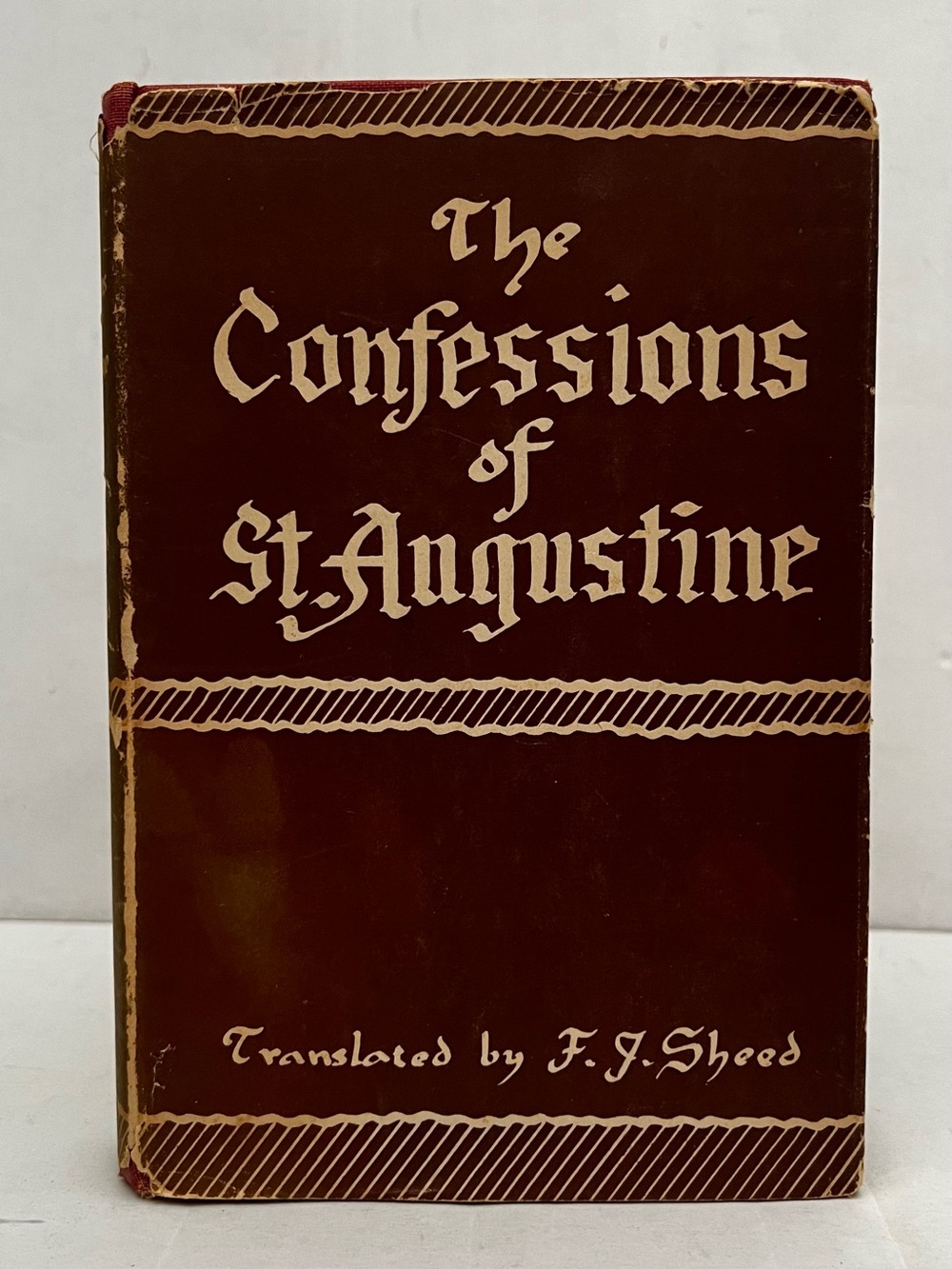 The Confessions of St. Augustine Hardcover Christian Medieval Nonfiction Book